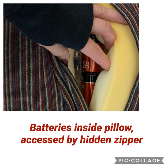 Multi-Coloured Vibrating Accent Pillow - Picture 2 of 2